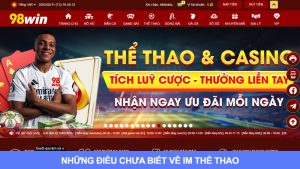 IM Thể Thao Và Những Điều Có Thể Bạn Chưa Biết Trước Đây